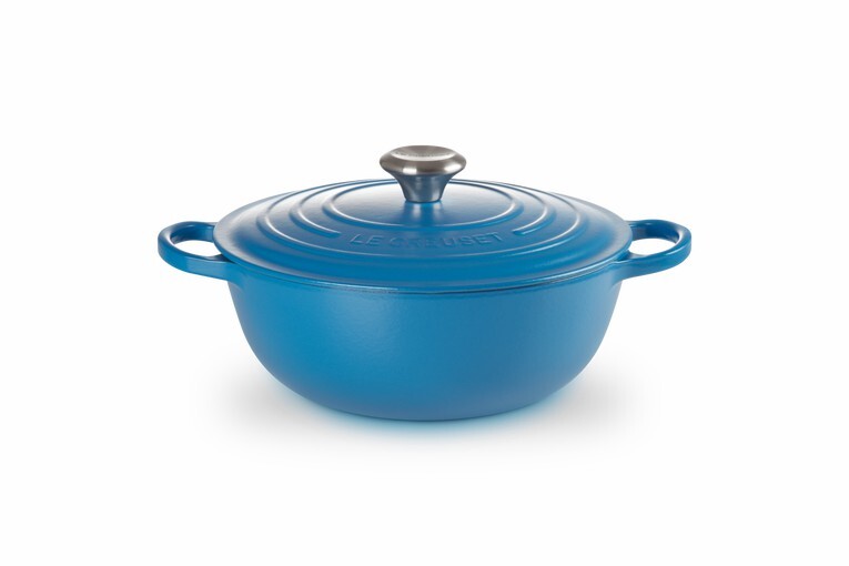 Tagine Le Creuset Marseille 2,5 Qt – Fonte émaillée Bleue – Neuf Sans Boîte